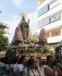 Arriving at the entrance of the Hermandad de la Virgen del Carmen